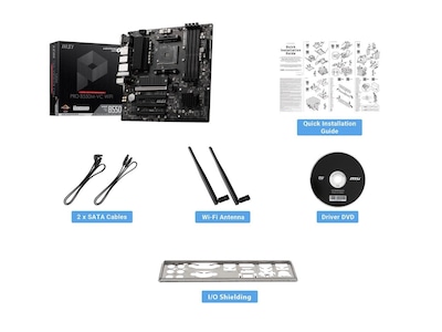 Foto 2 | Foto 2 | Placa Madre Msi Pro B550m-vc Wifi Serie Pro Amd Ryzen 5000 - Venta Internacional