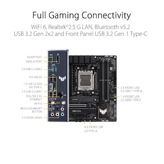 Foto 5 | Foto 5 | Placa Madre Asus Tuf Gaming B650m-plus Wifi Ryzen 7000 Matx - Venta Internacional.