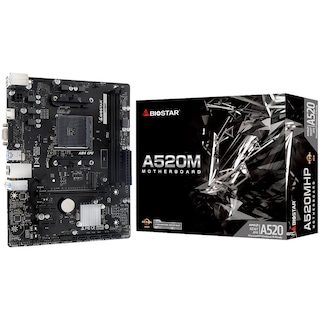 Foto 1 | Foto 1 | Tarjeta Madre Biostar A520mhp Am4 2x Ddr4 1x M.2 Pcie 3.0 Micro Atx
