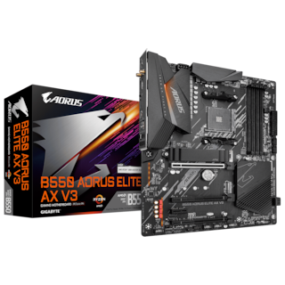 Foto 1 | Foto 1 | Mb Gigabyte B550 Aorus Elite Ax Ryzen Am4 Ddr4 128gb Atx B550 A Elite Ax V3