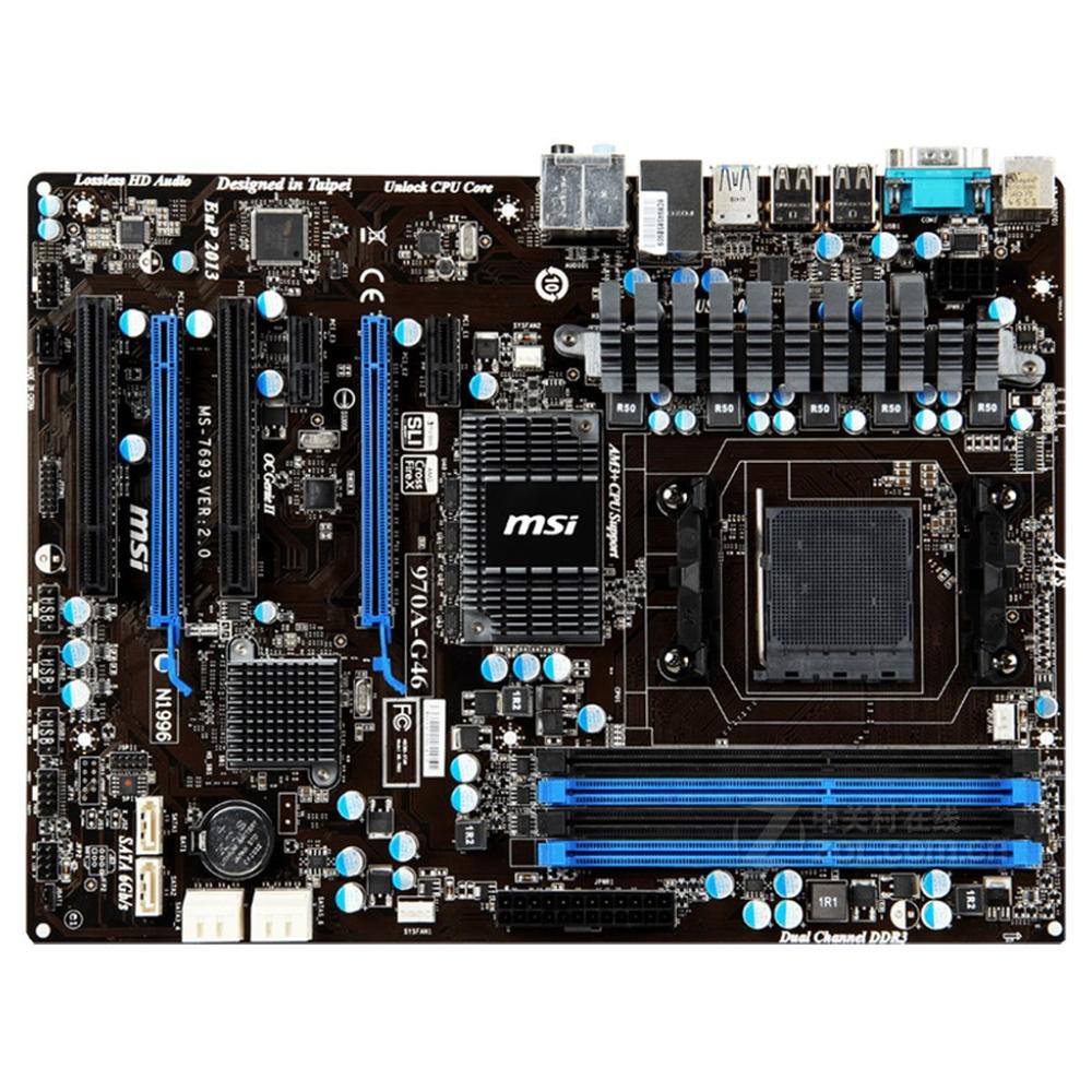 Placa Madre Msi 970a-g46 Socket Am3/am3+ Amd 970 Ddr3 Atx - Venta ...