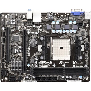 Foto 1 | Foto 1 | Placa Base Asrock A55m-vs Socket Fm1 Amd A55 Ddr3 Micro Atx - Venta Internacional.