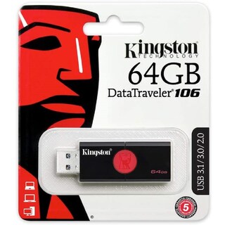 Foto 3 | Foto 3 | Memoria USB Kingston DT106/64GB Negro