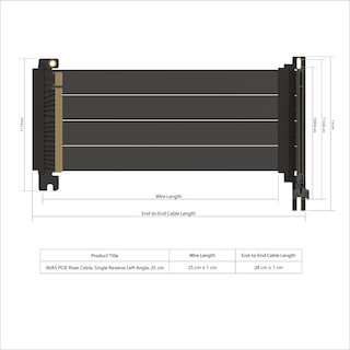 Foto 2 | Foto 2 | Cable Vertical Pci-e 5.0 Linkup Ava5 X16 128 Gb/s 25 Cm Negro - Venta Internacional.