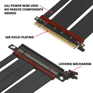 Foto 2 | Foto 2 | Cable Elevador Linkup Extreme4+ Pcie 4.0 X16 Para Rtx4090 Rx6950xt - Venta Internacional.
