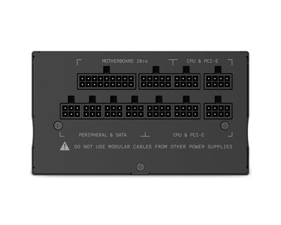 Foto 4 | Foto 4 | Fuente de Poder Nzxt C1000 80 Plus Gold 1000w Modulada color Negro