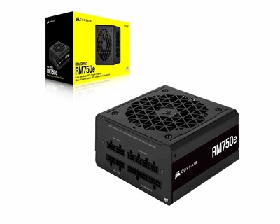 Foto 1 | Foto 1 | Fuente de Poder Corsair RM750e 80 Plus Gold 20+4-pin ATX 120mm 750w