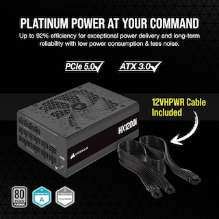 Foto 3 | Foto 3 | Fuente de Alimentación Corsair HX1200i Ultra-Low Noise 80 Plus Platinum - Venta Internacional