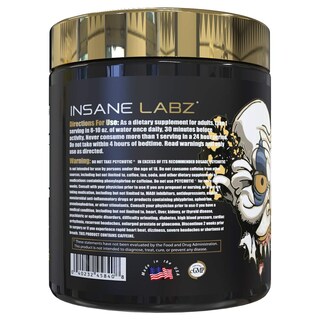 Foto 3 | Foto 3 | Polvo Para Antes Del Entrenamiento Insane Labz Psychotic Gold Con Energía - Venta Internacional.