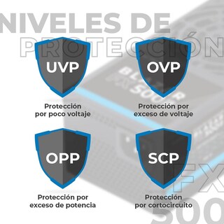 Foto 4 | Foto 4 | Fuente De Poder Pc 500w Acteck Blazar Fx500 Tfx Negro Es-05002t