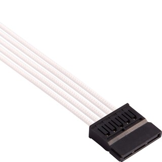 Foto 5 | Foto 5 | Cables De Fuente De Alimentación Corsair Premium Pro Kit Con Funda Individual, Color Blanco - Venta Internacional.