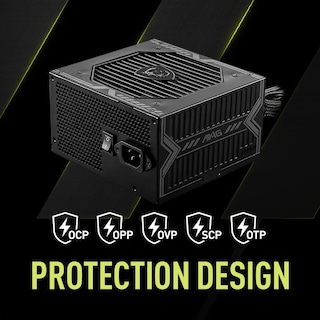 Foto 5 | Foto 5 | Fuente De Alimentación Msi Mag A750be Gaming 750w 80 Plus Bronze - Venta Internacional.