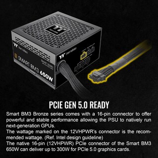 Foto 4 | Foto 4 | Fuente De Alimentación Thermaltake Smart Bm3 650w 80plus Bronze - Venta Internacional.