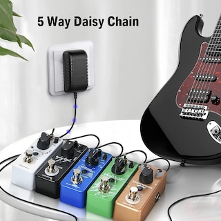 Foto 7 | Foto 7 | Adaptador De Fuente De Alimentación Para Pedal De Guitarra Donner Dpa-1 9v Dc 1a - Venta Internacional.