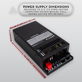 Foto 3 | Foto 3 | Fuente De Alimentación Apevia Itx-pfc500w Mini Itx/flex Atx 500w 90-264v - Venta Internacional.