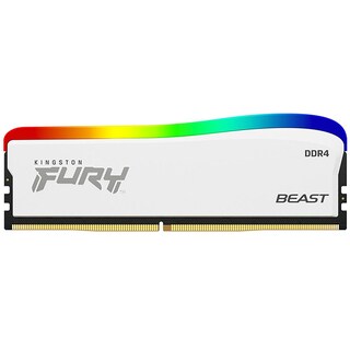 Foto 1 | Foto 1 | Memoria Ram Ddr4 16gb 3200mhz Kingston Fury Beast Rgb color Blanco 1x16gb