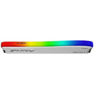 Foto 2 | Foto 2 | Memoria Ram Ddr4 16gb 3200mhz Kingston Fury Beast Rgb color Blanco 1x16gb