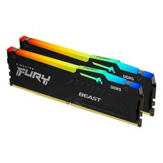 Foto 1 | Foto 1 | Kit Memoria Ram Kingston Udimm Ddr5 32 Gb (2*16) 5600 Mhz Fury Beast Rgb Gamer