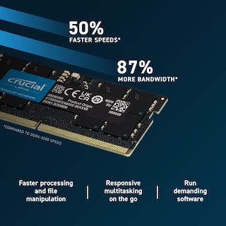 Foto 3 | Foto 3 | Memoria Ram Crucial Ct8g48c40s5 para Portátil Ddr5 4800 Mhz Cl40 de 8 Gb - Venta Internacional