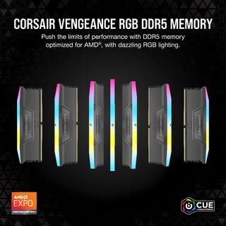 Foto 2 | Foto 2 | Memoria De Ordenador Corsair Vengeance Rgb Ddr5 64 Gb (2 X 32 Gb) - Venta Internacional.