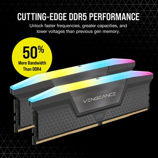 Foto 3 | Foto 3 | Memoria De Ordenador Corsair Vengeance Rgb Ddr5 64 Gb (2 X 32 Gb) - Venta Internacional.