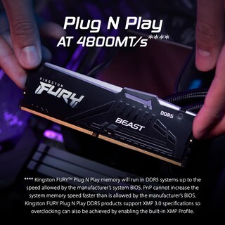 Foto 3 | Foto 3 | Memoria Kingston Fury Beast Rgb Ddr5 De 32 Gb (2 X 16 Gb) A 6800 Mt/s - Venta Internacional.