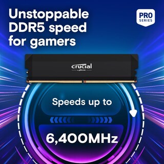 Foto 2 | Foto 2 | Kit Ddr5 Ram Crucial Pro De 64 Gb (2 X 32 Gb) Cl40 De 6000 Mhz, Color Negro - Venta Internacional.