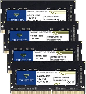 Foto 1 | Foto 1 | Memoria Ram Timetec 32 Gb (4 X 8 Gb) Ddr4 2666 Mhz Sodimm Portátil - Venta Internacional.