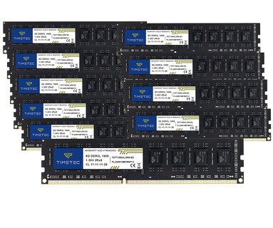 Foto 1 | Foto 1 | Kit De Memoria Ram Timetec De 80 Gb (10 X 8 Gb) Ddr3l/ddr3 1600 Mhz - Venta Internacional.