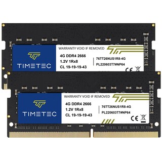 Foto 1 | Foto 1 | Memoria Ram Timetec Kit 8gb (2x4 Gb) Ddr4 2666 Mhz Laptop - Venta Internacional.