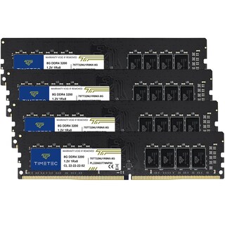Foto 1 | Foto 1 | Kit De Memoria Ram Timetec De 32 Gb (4 X 8 Gb) Ddr4 3200 Mhz Pc4-25600 - Venta Internacional.