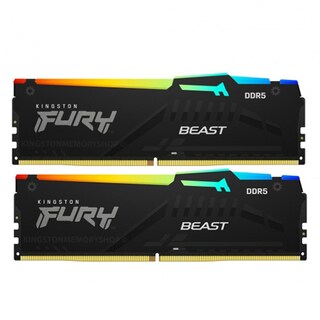 Foto 1 | Foto 1 | Memoria Ram Kingston Fury Beast Rgb Black Ddr5 4800mhz 32gb 2x16gb