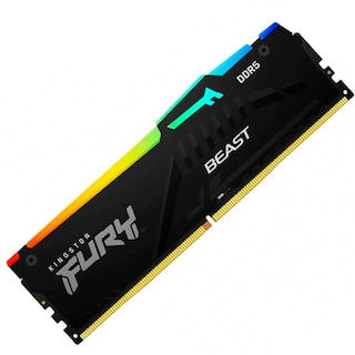 Foto 2 | Foto 2 | Memoria RAM Ddr5 16gb 5200mt/s Kingston Fury Beast RGB 1x16gb Kf552c40bba-16 Negra