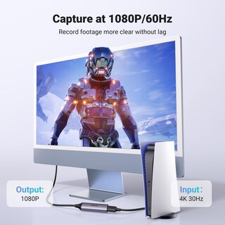 Foto 5 | Foto 5 | Tarjeta De Captura Ugreen Full Hd 1080p 60fps Hdmi A Usb A/c 4k - Venta Internacional.