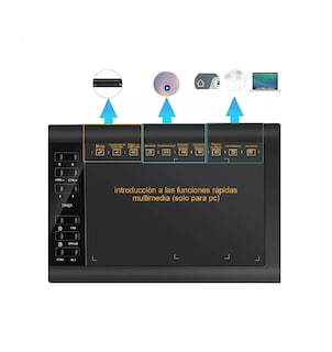 Foto 3 | Foto 3 | Tableta Gráfica 10x6 Belug con 8192 Niveles de Presión y 22 Teclas