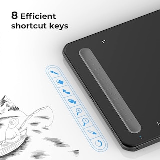 Foto 6 | Foto 6 | Tableta De Dibujo Xp-pen Deco Mw Bluetooth Inalámbrica De 8 X 5 Pulgadas - Venta Internacional.