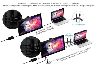 Foto 4 | Foto 4 | Tableta De Dibujo Xp-pen Artist 22 2nd De 21,5 Pulgadas Con Lápiz Capacitivo - Venta Internacional.