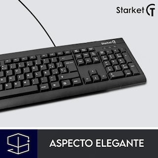 Foto 5 | Foto 5 | Kit de Teclado y Mouse Starket Sk-003 color Negro