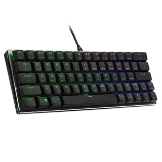 Foto 1 | Foto 1 | Teclado Mecánico Cooler Master SK620 color Gris 60% Alámbrico Blue Switch Versión Ingles