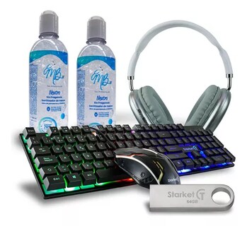 Foto 1 | Foto 1 | Kit de Teclado con Mouse Gamer Starket 6 Piezas