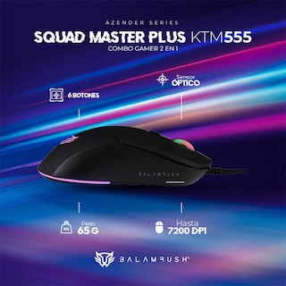 Foto 4 | Foto 4 | Kit Teclado y Mouse Gamer Balam Rush Squad Master Plus KTM555 Alámbricos USB RGB