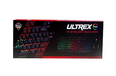 Foto 1 | Foto 1 | Kit Gamer Royal Talens Teclado y Mouse Ultrex Alámbrico Negro