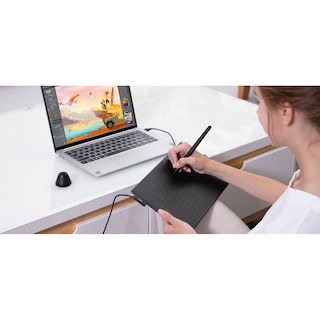 Foto 2 | Foto 2 | Tableta Digitalizadora Huion Inspiroy Rtm-500 color Negro Dibujo