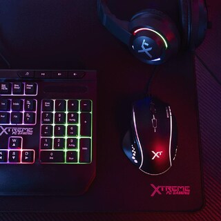 Foto 6 | Foto 6 | Kit Gamer 4 En 1 Xtreme Pc Gaming Battle Force Teclado Mouse Audifonos Mousepad Membrana Español Rgb Usb Negro
