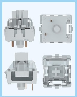 Foto 6 | Foto 6 | Interruptores Aula X Leobog Graywood V3 De 3 Pines Prelubricados (100 Unidades) - Venta Internacional.