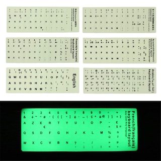 Foto 5 | Foto 5 | Adhesivos De Teclado N+b Luminosos Árabe Ruso Inglés Francés - Venta Internacional.