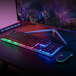 Foto 6 | Foto 6 | Kit Teclado y Mouse Gamer Xtreme Pc Gaming Battle Chief 3600 Dpi Rgb Usb Negro