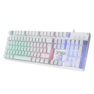 Foto 2 | Foto 2 | Kit Teclado y Mouse Xtreme Pc Gaming Battle Chief Membrana Español 3600 Dpi Rgb Usb Blanco