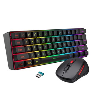 Foto 1 | Foto 1 | Combo De Teclado Y Ratón Inalámbricos Para Juegos Snpurdiri 60% - Venta Internacional.