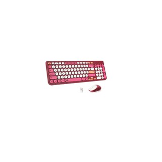 Foto 1 | Foto 1 | Kit De Teclado Y Ratón Inalámbrico Usb Portátil Para Ordenad Eo Safe Imports Esi-18303 Rojo